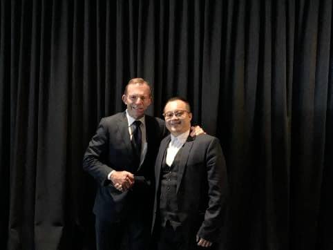 GFI受邀出席前总理Tony Abbott与悉尼商界人士午餐会